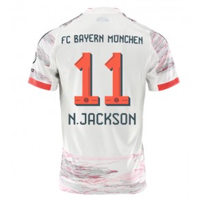 Lacne Muži Futbalové dres Bayern Munich Nicolas Jackson #11 2025-26 Krátky Rukáv - Preč
